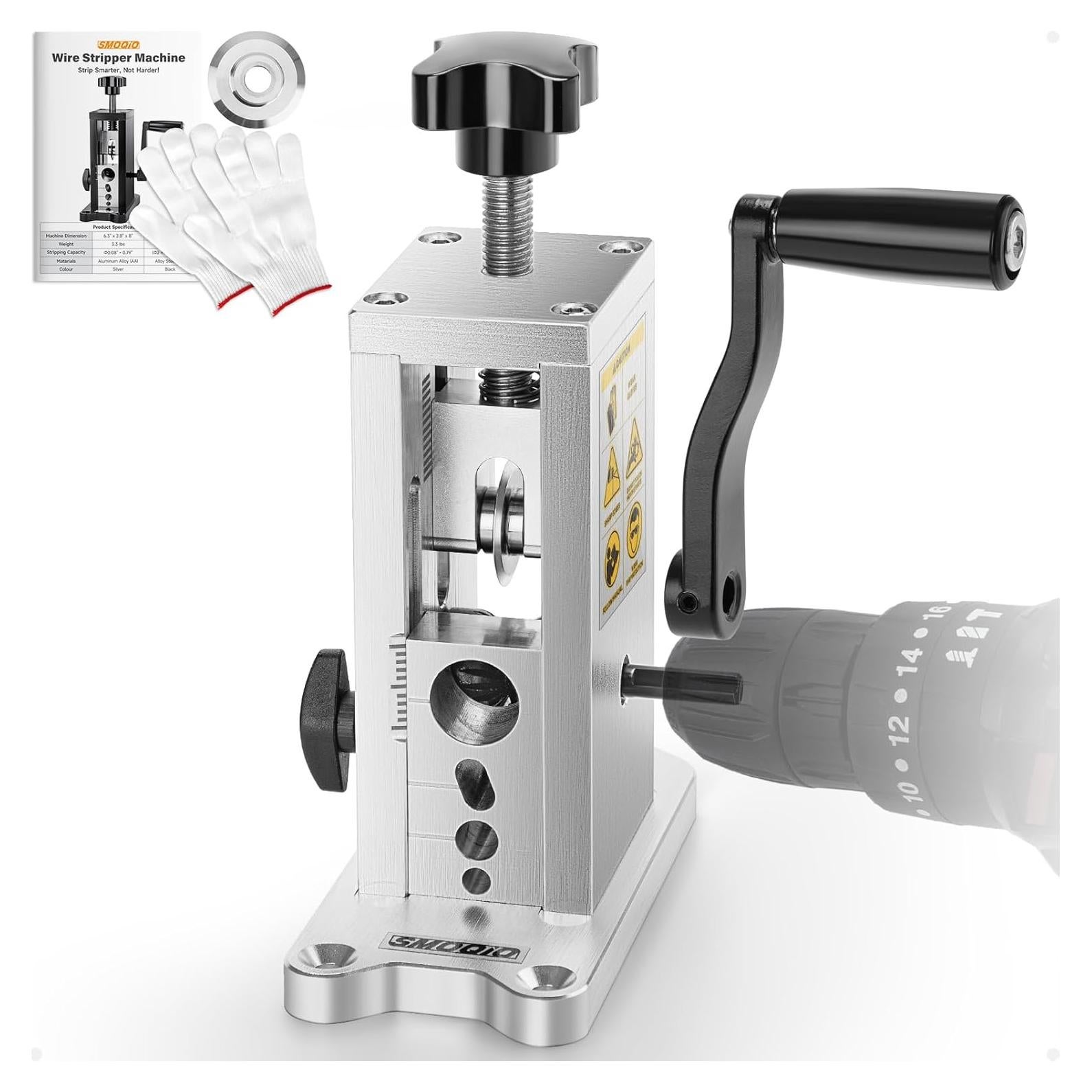 Desforradora de Cables SMOQIO Manual y con Taladro 2-20mm