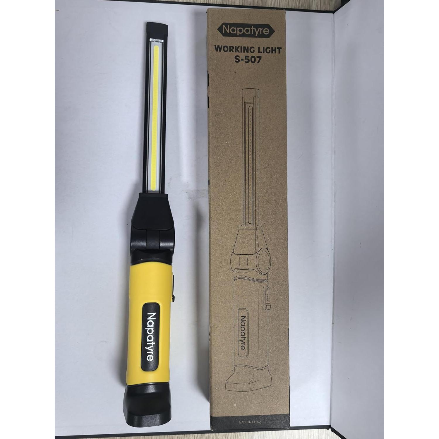 Luz de Trabajo LED Napatyre 1000 Lúmenes Recargable Magnética