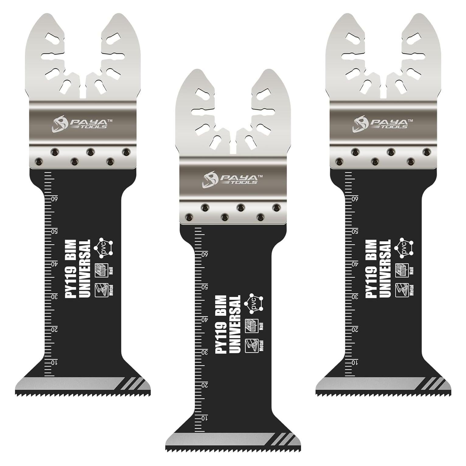 Hoja de sierra oscilante bi-metal Payara 3 piezas 40 mm