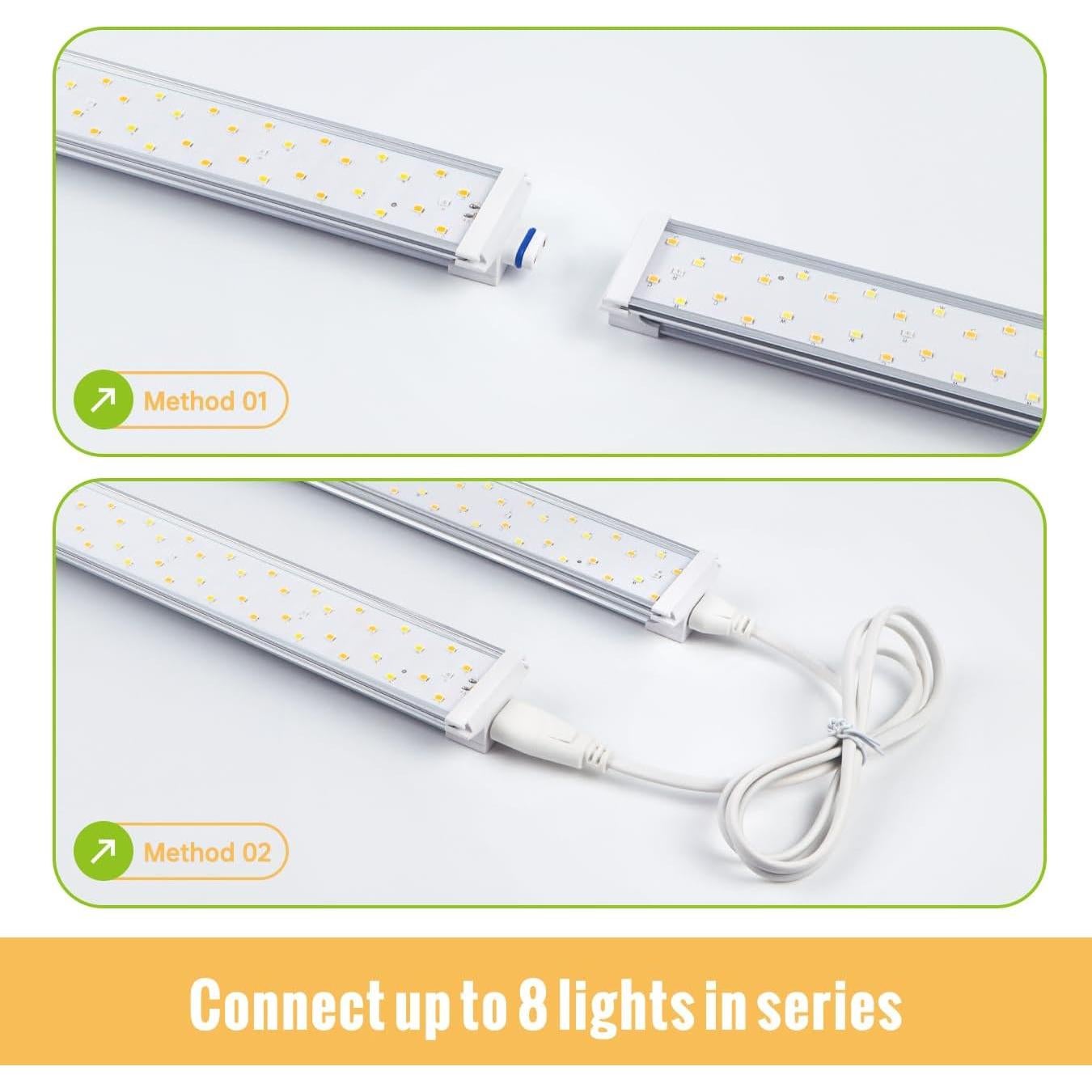 Luces de Cultivo LED 1.4FT SpeePlant 36W Espectro Completo