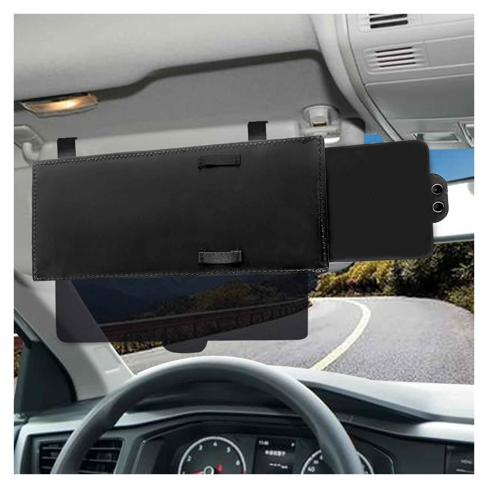 Extensor de Visera Solar Vrasly Universal Antirreflejo Negro