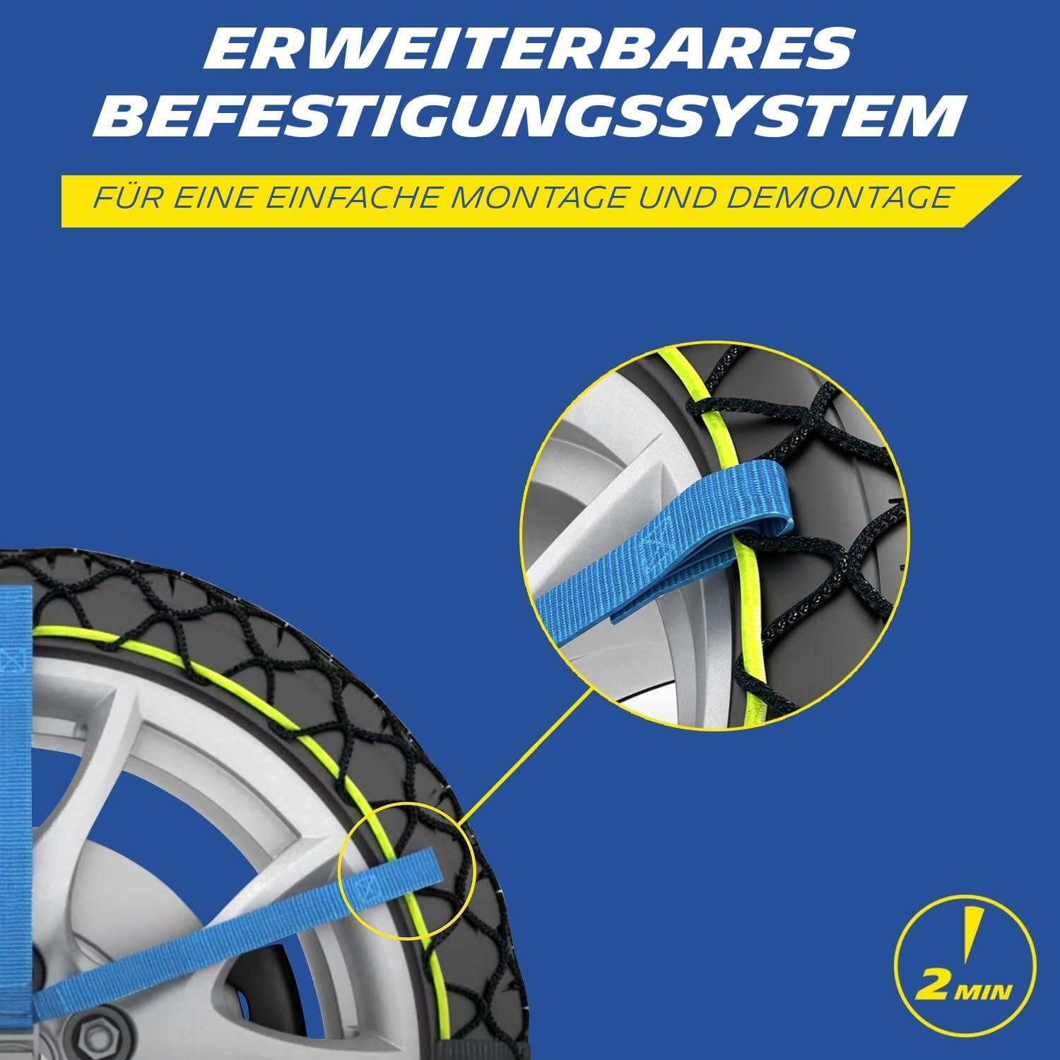 Cadenas de Nieve MICHELIN Easy Grip Evolution 13" Textiles