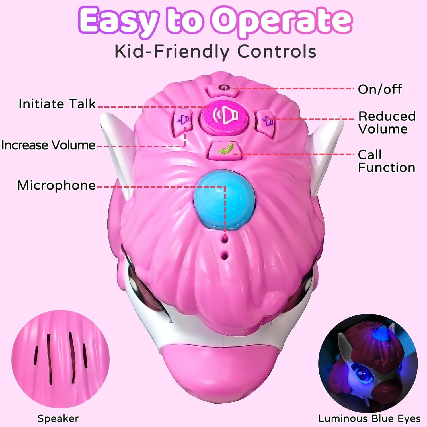 Walkie Talkies Vvinca para Niños 2 Paquete Larga Distancia