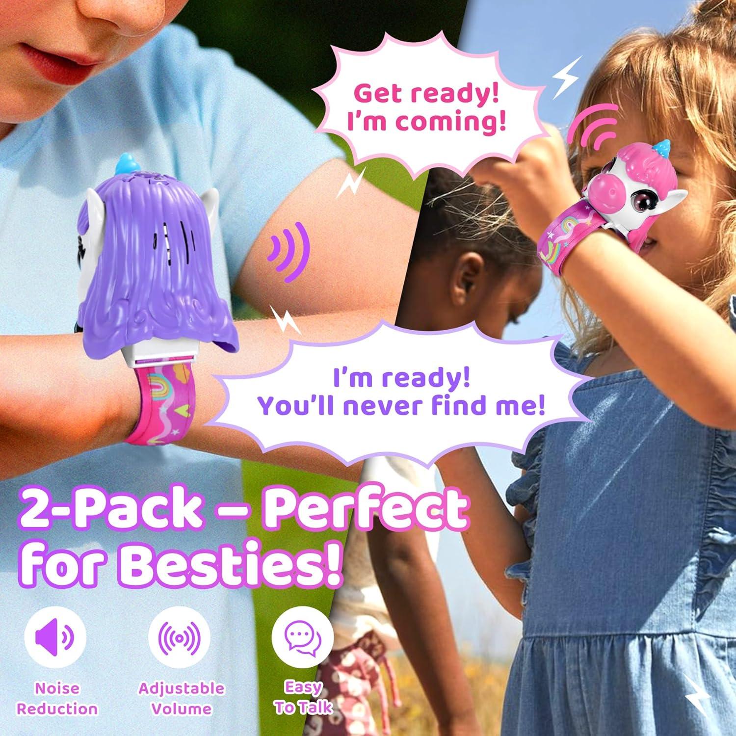 Walkie Talkies Vvinca para Niños 2 Paquete Larga Distancia