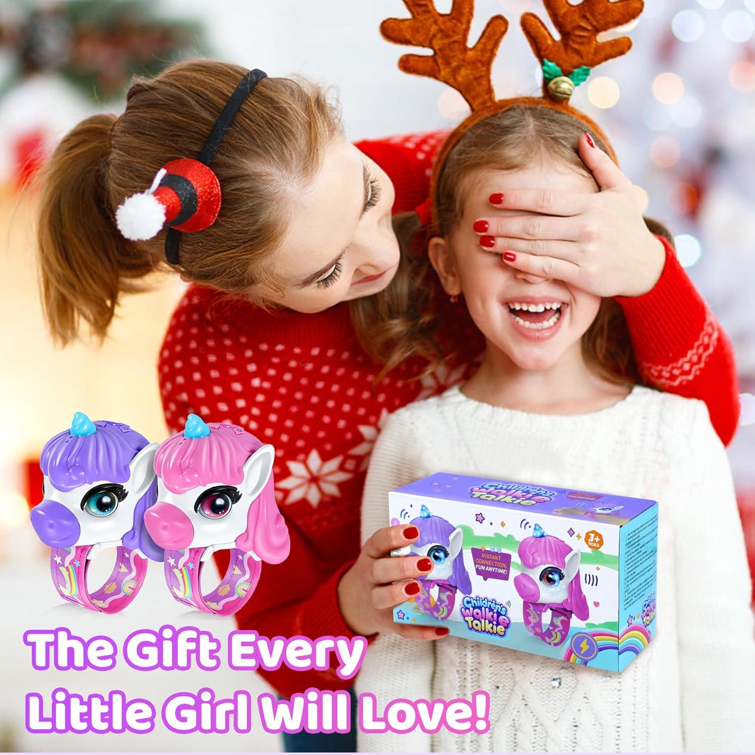 Walkie Talkies Vvinca para Niños 2 Paquete Larga Distancia