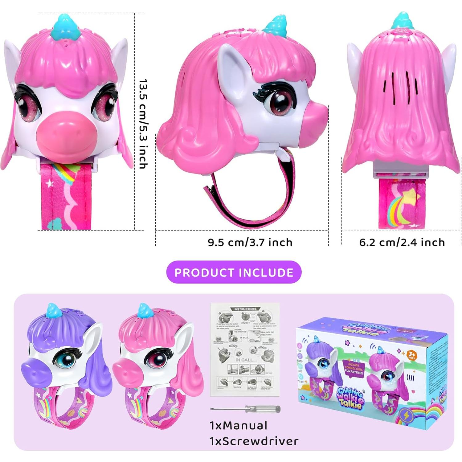 Walkie Talkies Vvinca para Niños 2 Paquete Larga Distancia