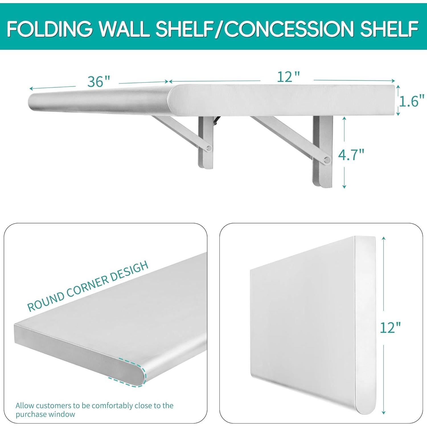 Estante de Acero Inoxidable Picesa H60 91.44x30.48 cm Ajustable