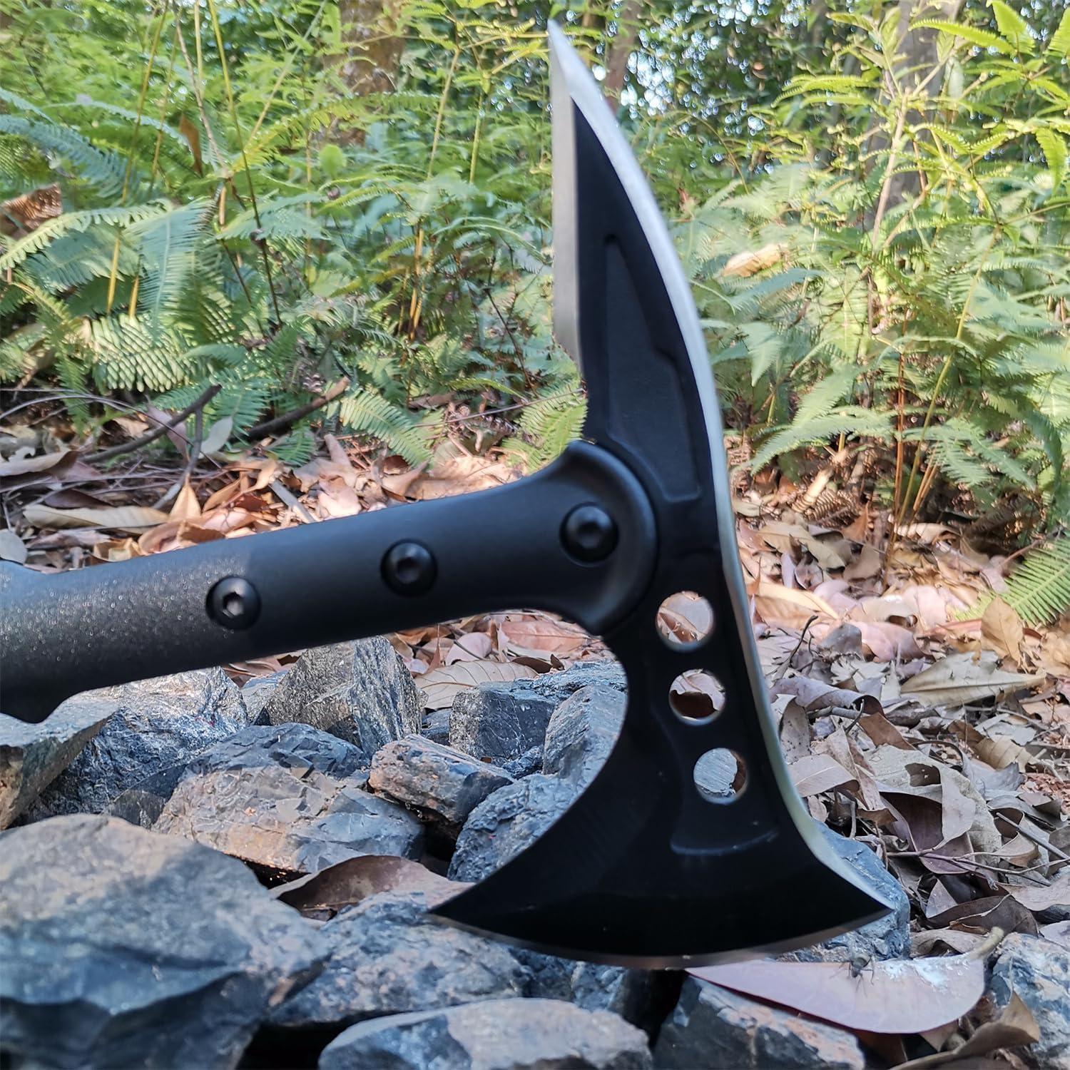 Hacha de Camping Doom Blade 38.1 cm, Tomahawk Táctico con Funda