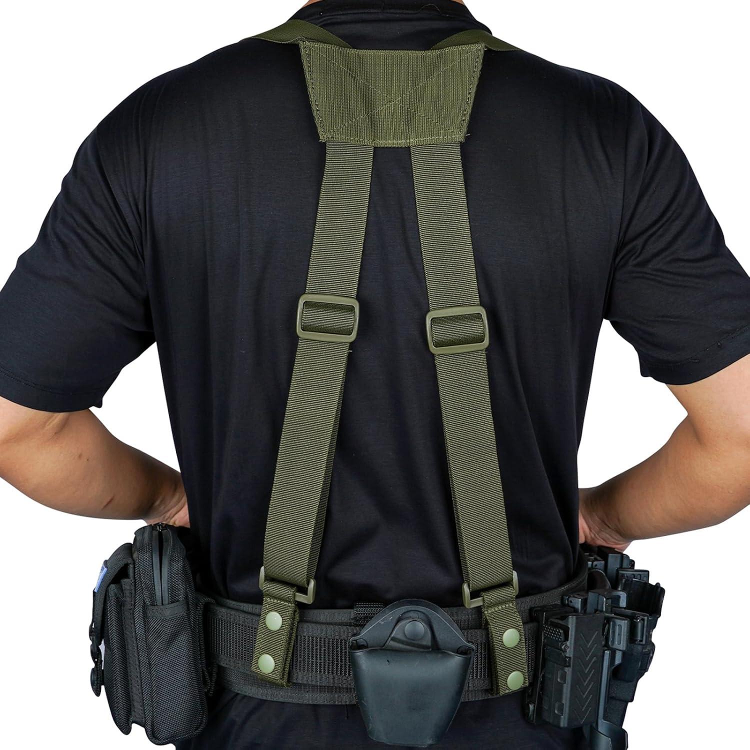 Arnés de Suspensión KUNN para Cinturones Tácticos 3.81 cm Verde Militar