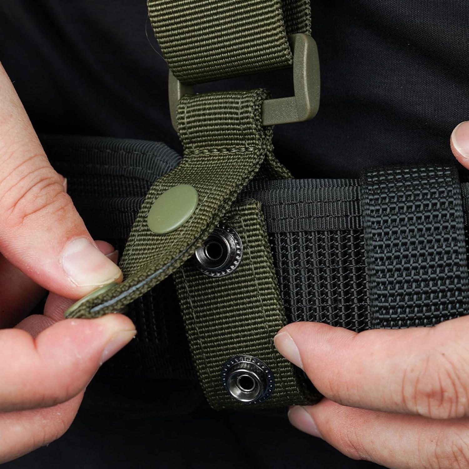 Arnés de Suspensión KUNN para Cinturones Tácticos 3.81 cm Verde Militar