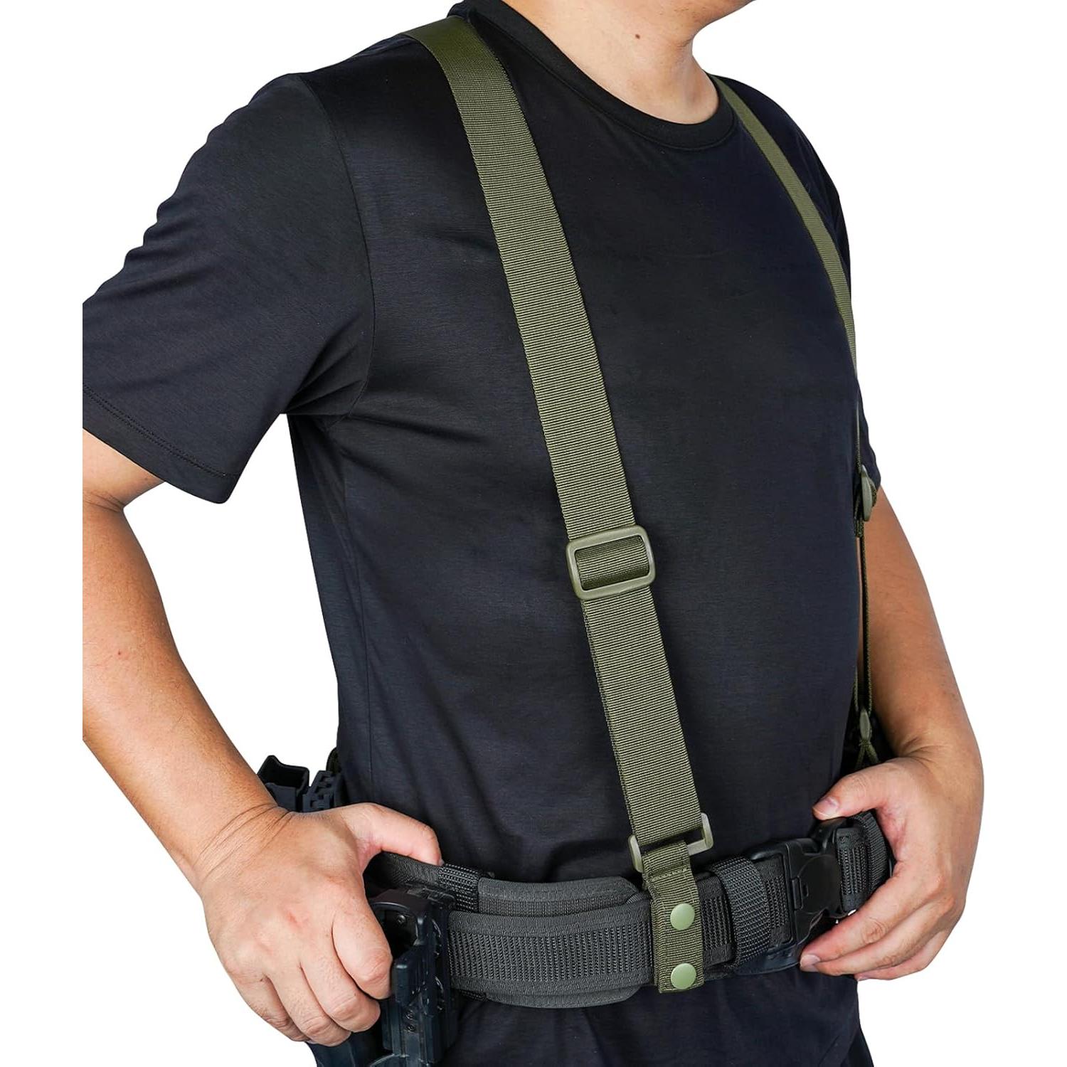 Arnés de Suspensión KUNN para Cinturones Tácticos 3.81 cm Verde Militar