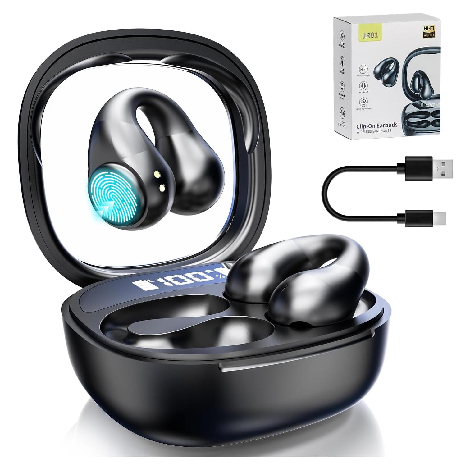 Auriculares de Traducción AI JR01 Negro - 144 Idiomas, 52h Batería