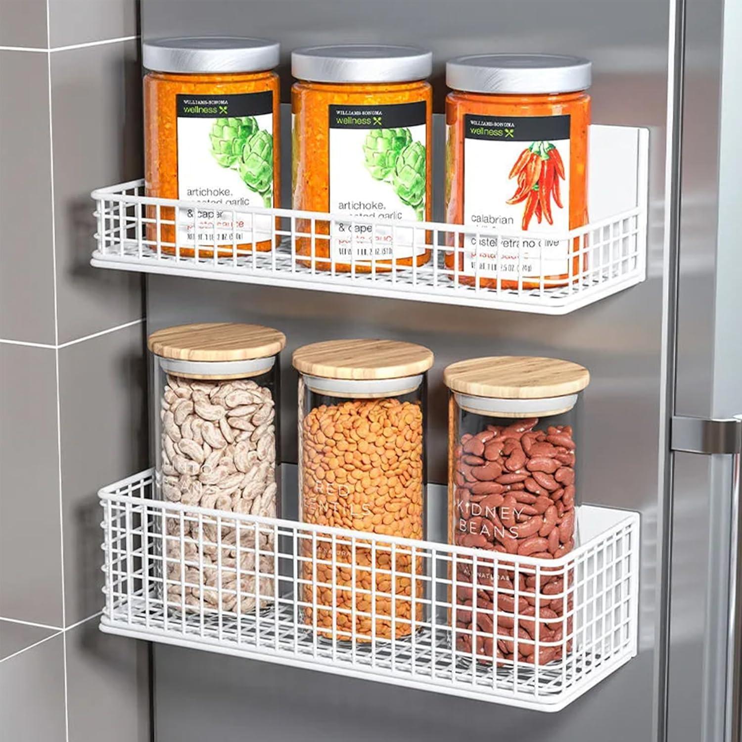 Organizador Magnético de Cesta Winbell 10x24x8 cm Negro