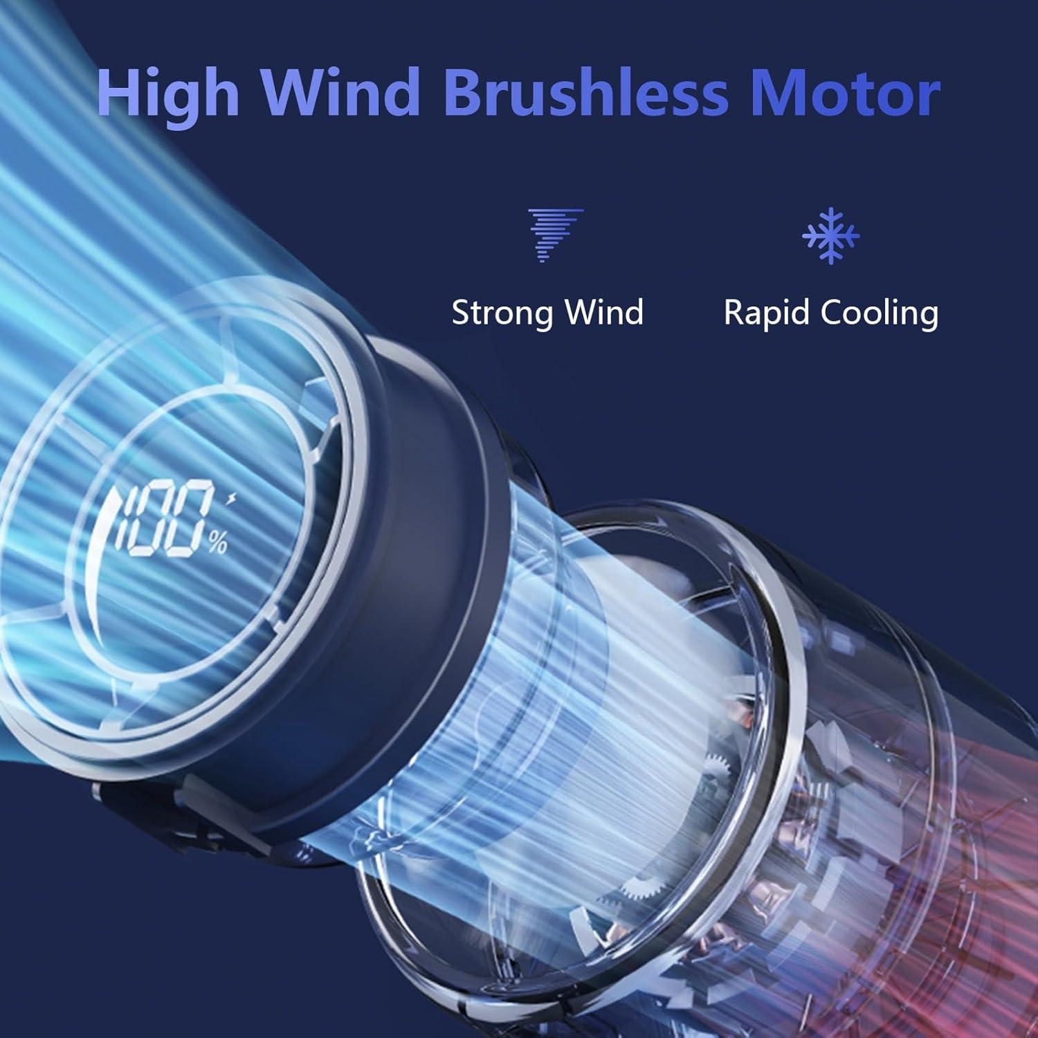 Ventilador Portátil de Mano CIBAIL G1 Recargable USB 3 Velocidades