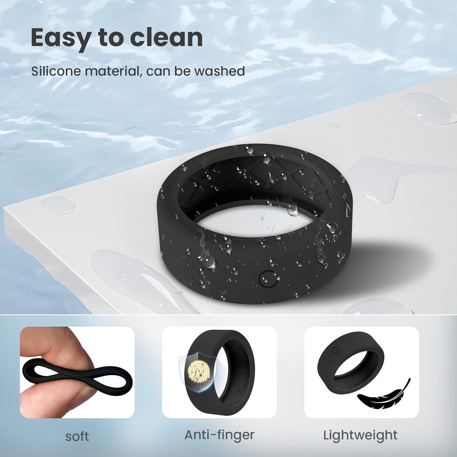 12Packs Ring-Cover for Oura-Ring-Gen-4/Gen-3 Protector - Upgraded Anti-Slip Anti-Scratch Elastic Silicone Cover for Ultrahuman Air/RingConn/Samsung Ring Multicolor for Men Women