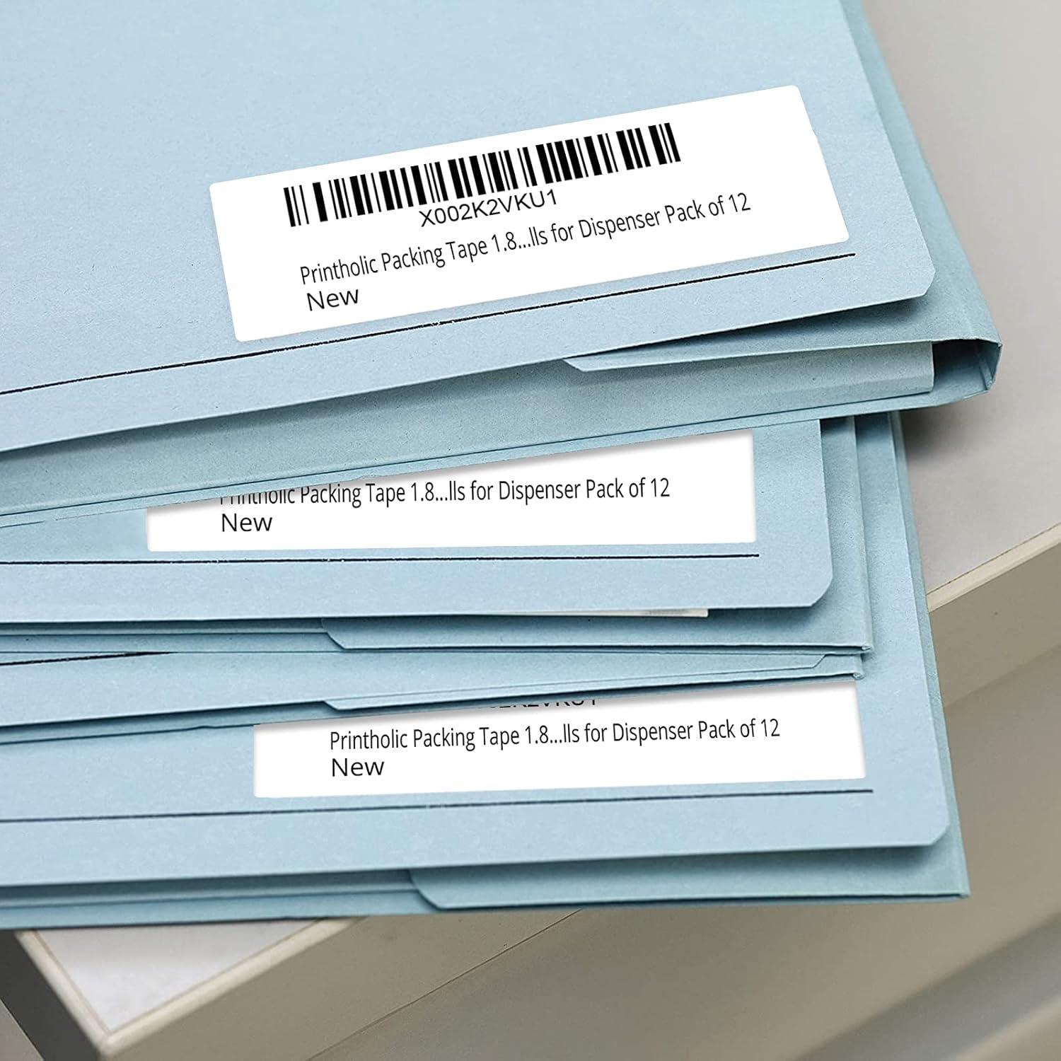 Etiquetas Térmicas Printholic 28mm x 89mm 24 Rollos 8400 Etiquetas