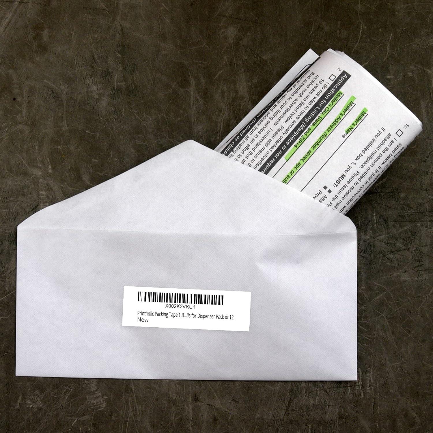 Etiquetas Térmicas Printholic 28mm x 89mm 24 Rollos 8400 Etiquetas