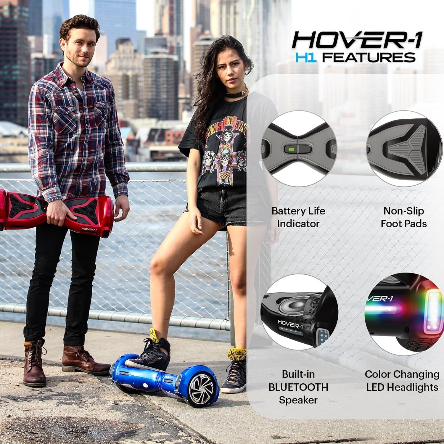 Hover-1 H1 Scooter Eléctrico Auto Equilibrio 10.4 kg Azul