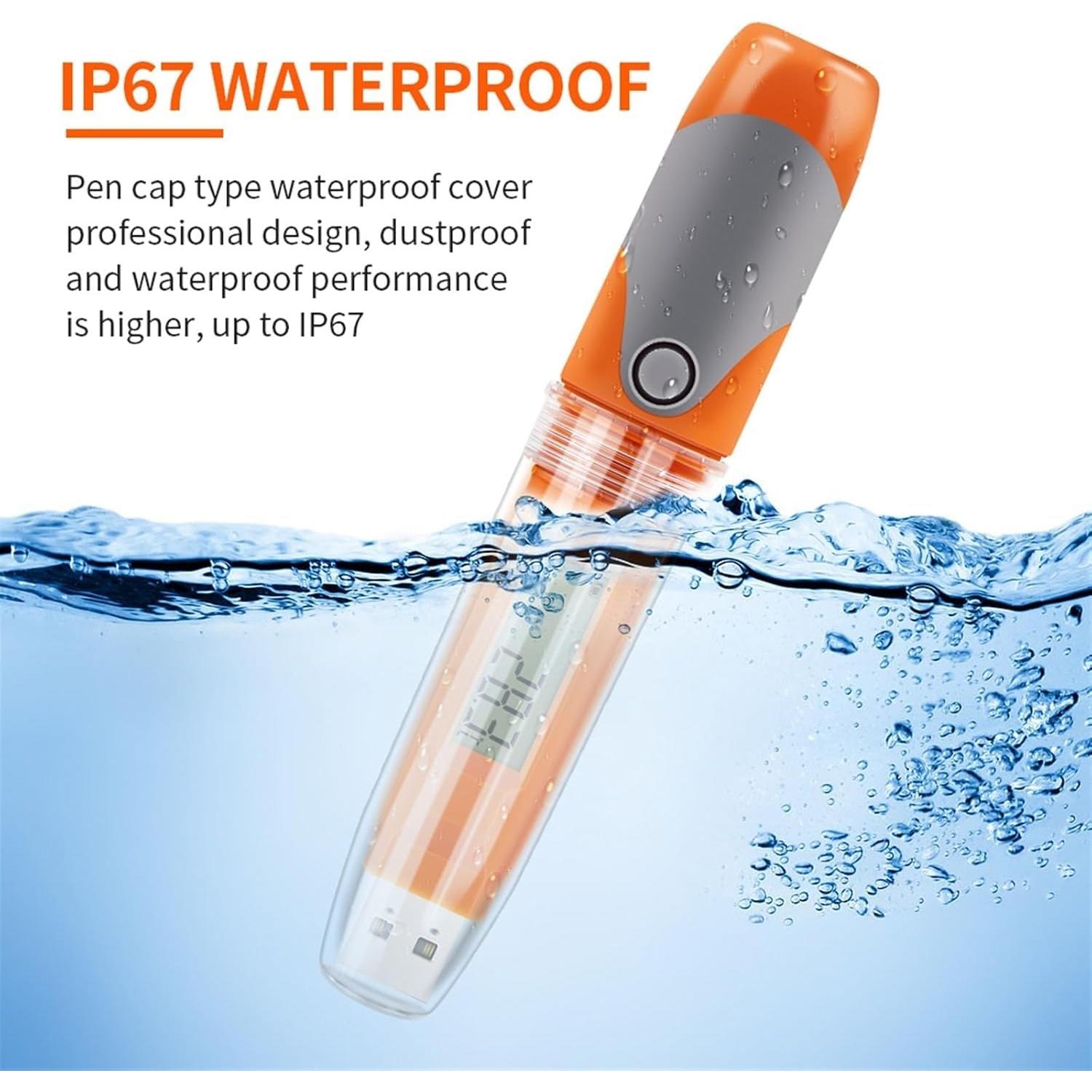 Registrador de Datos de Temperatura y Humedad Elitech RC-51H -30°C a 70°C