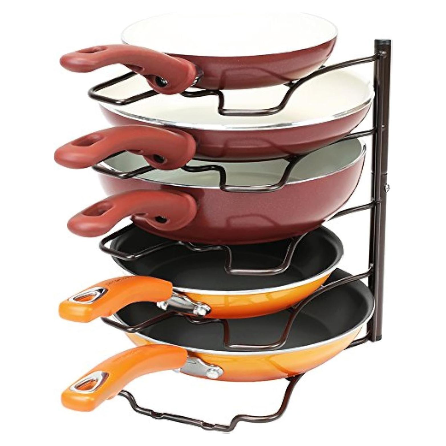 Organizador de Sartenes Deco Brothers Bronce 5 Niveles 24x23x30.5cm