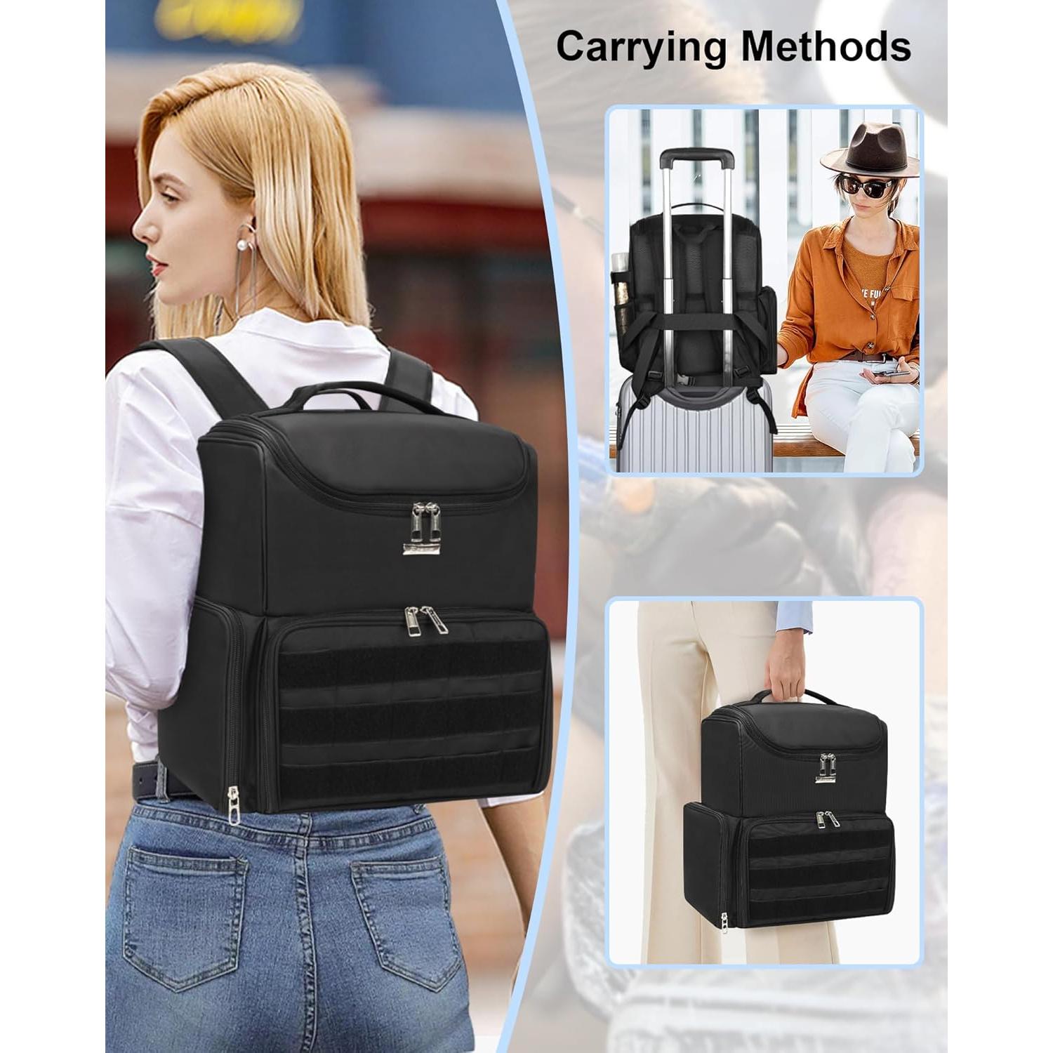 Maleta de Viaje para Tatuajes Relavel - Mochila Grande Negra