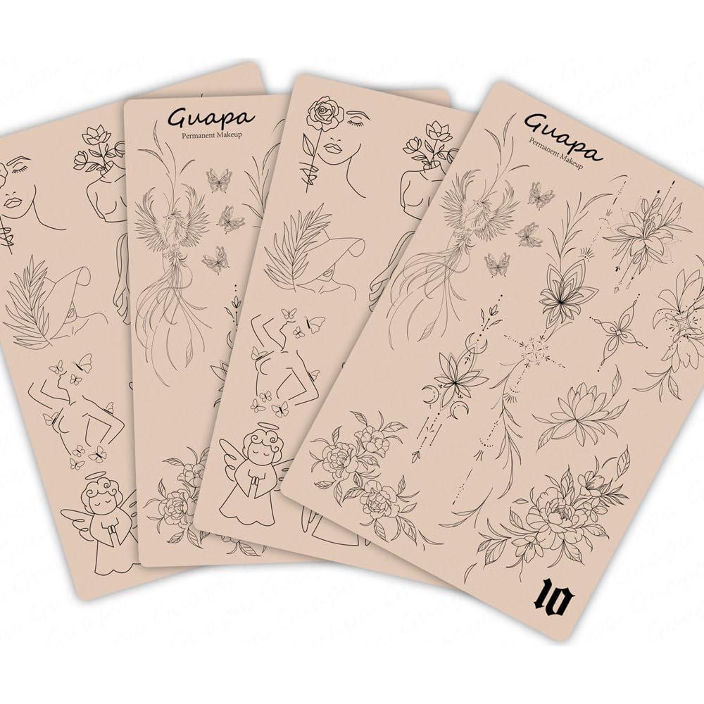 Piel de Práctica de Tatuaje Rasmet 2PCS Silicona Realista