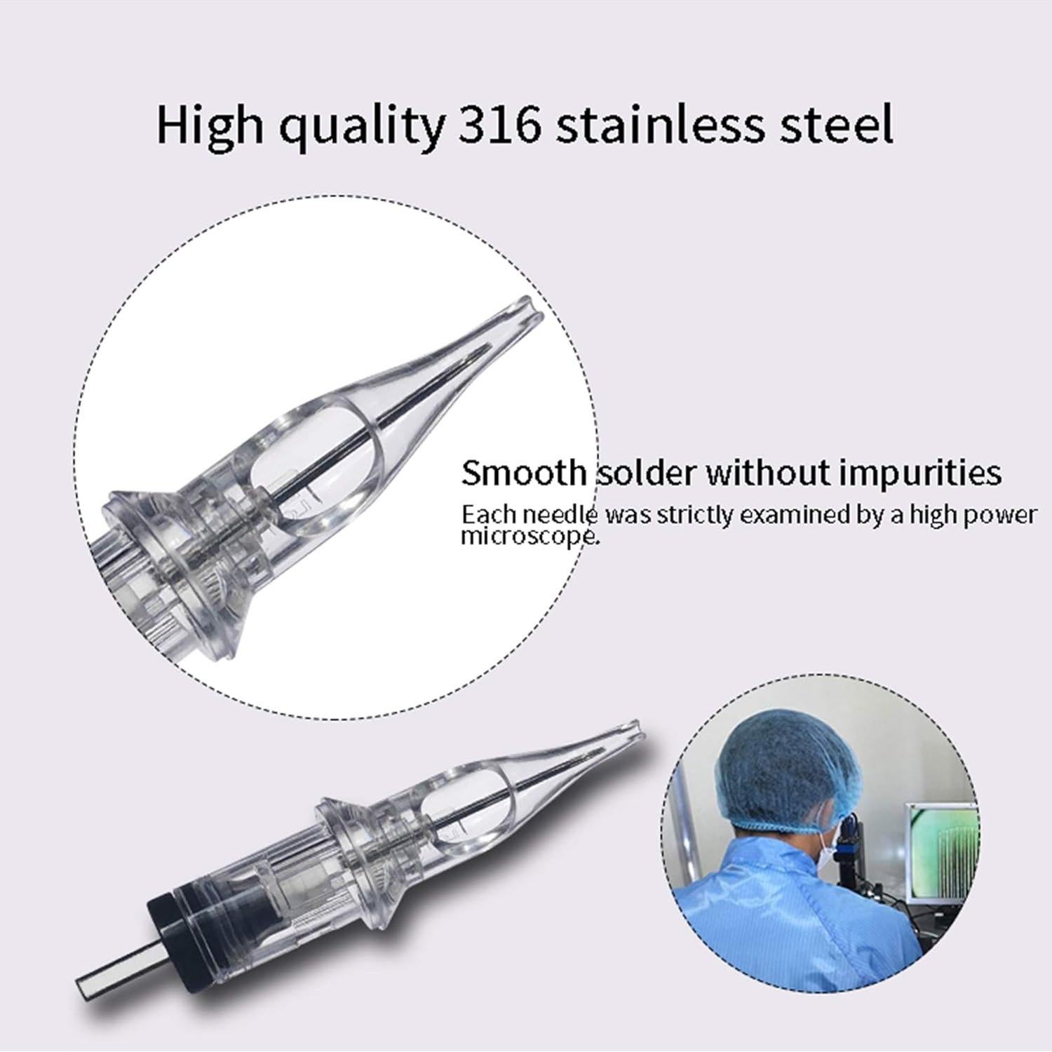 Cartuchos de Agujas de Tatuaje BIGWASP 4ta Generación 20Pcs 3RL