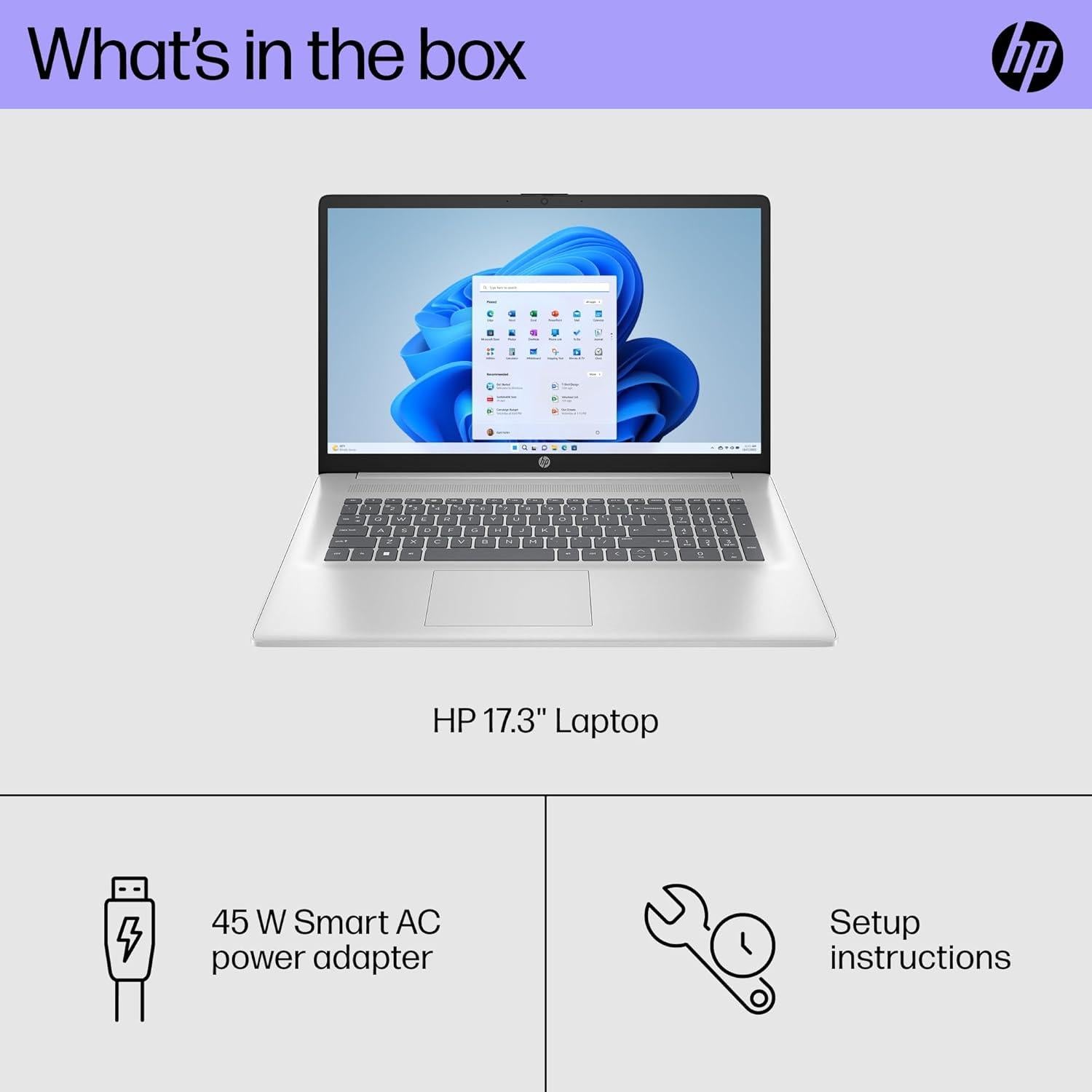 HP 17-cn4065cl Laptop 17.3" Táctil, Intel Core i7, 16GB RAM, 1TB SSD