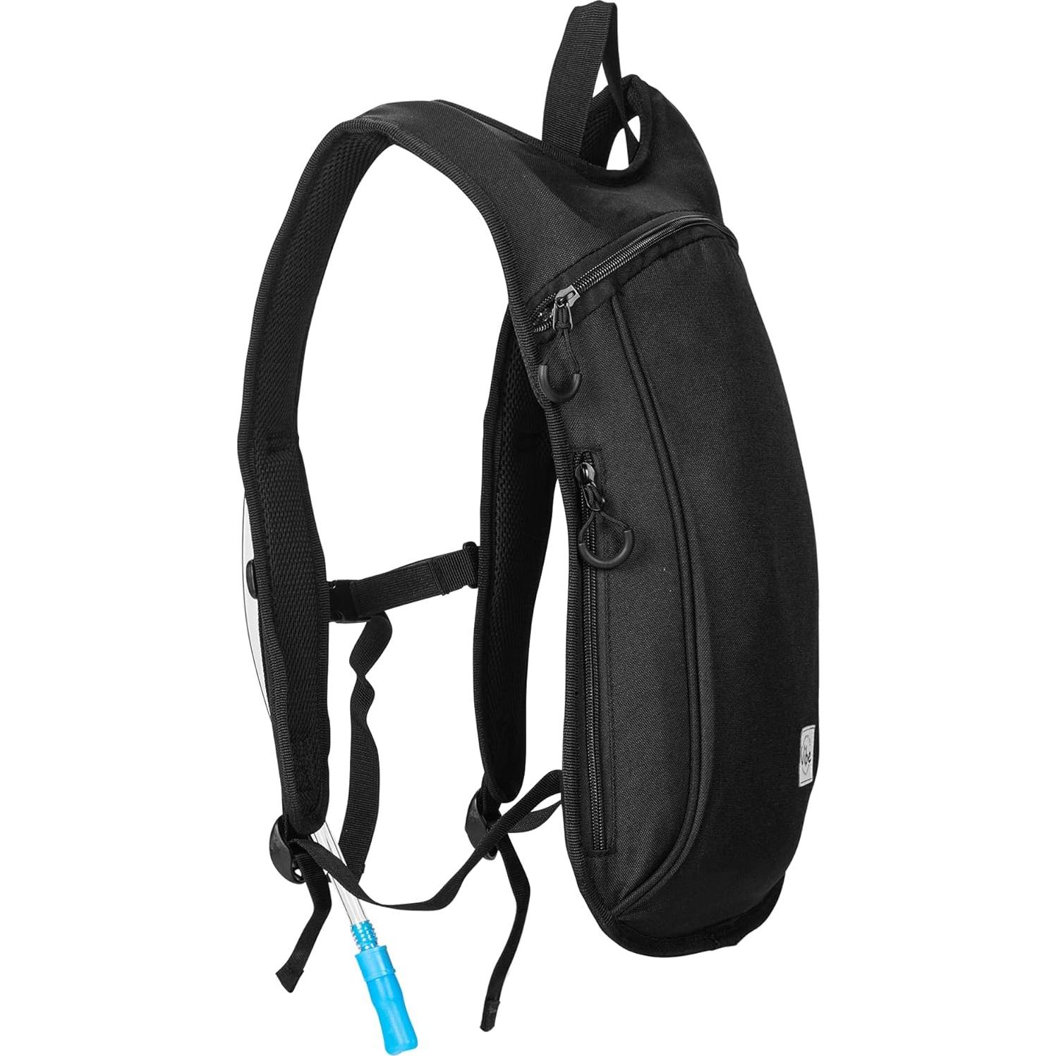 Mochila de Hidratación Equipo de Festival Vibe 2L Ajustable Negra