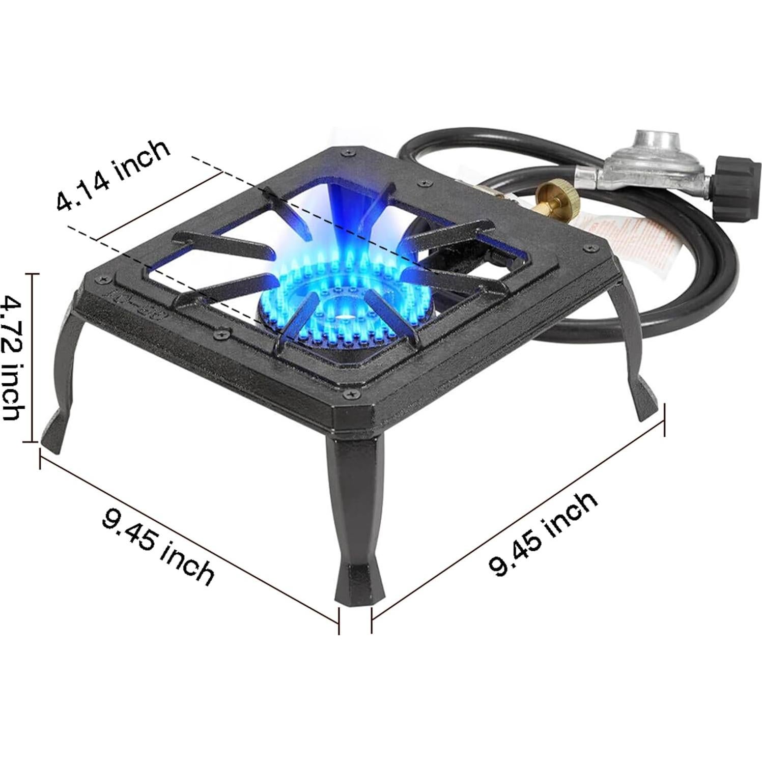 Estufa de Camping Vivicreate HT-C-0011 Hierro Fundido 1 Quemador