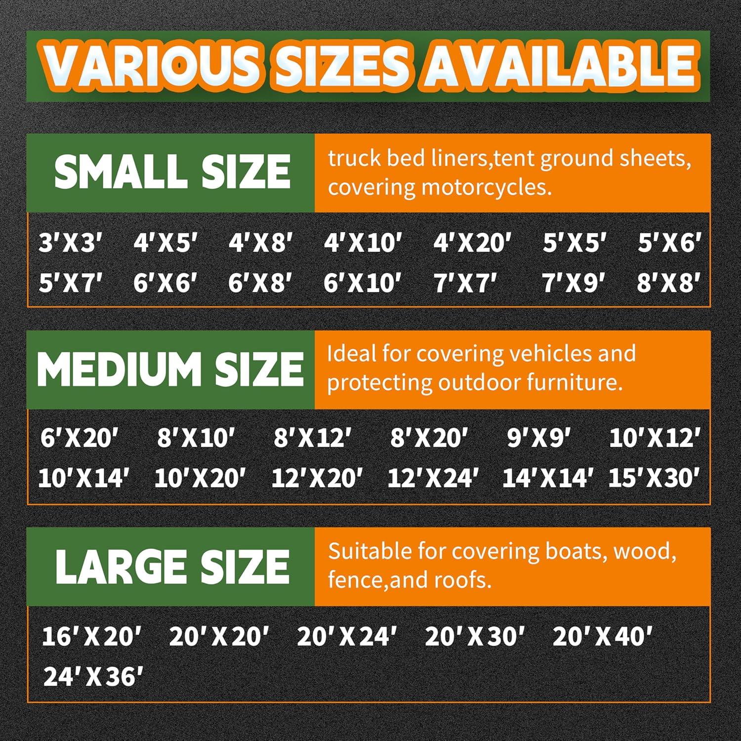 Lona Impermeable RAINDEWAY 3x3m Marrón 18 Mil Resistente UV