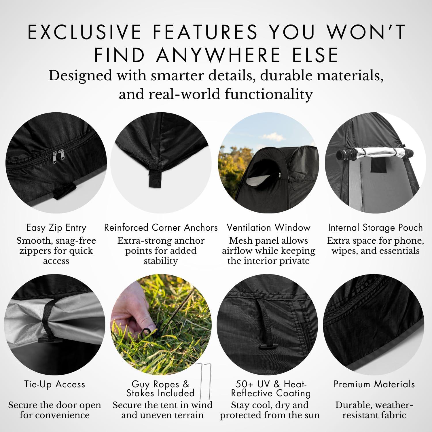 Tienda de Privacidad Plegable EverScout 1 Persona Impermeable