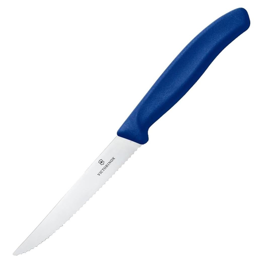 Cuchillo de Carne Victorinox Swiss Classic 20cm Punta Afilada Azul