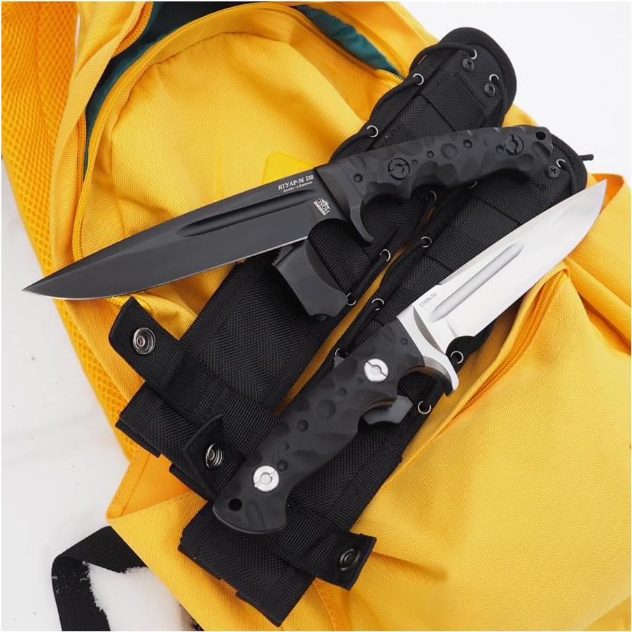 Cuchillo de Caza HOKC Jaguar-M D2 15.8 cm Acero D2 Negro