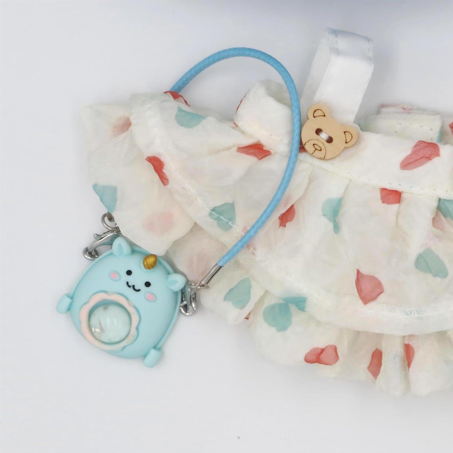 Conjunto de Ropa para Muñecas Pawro 10-17 cm - 5 Piezas Azul