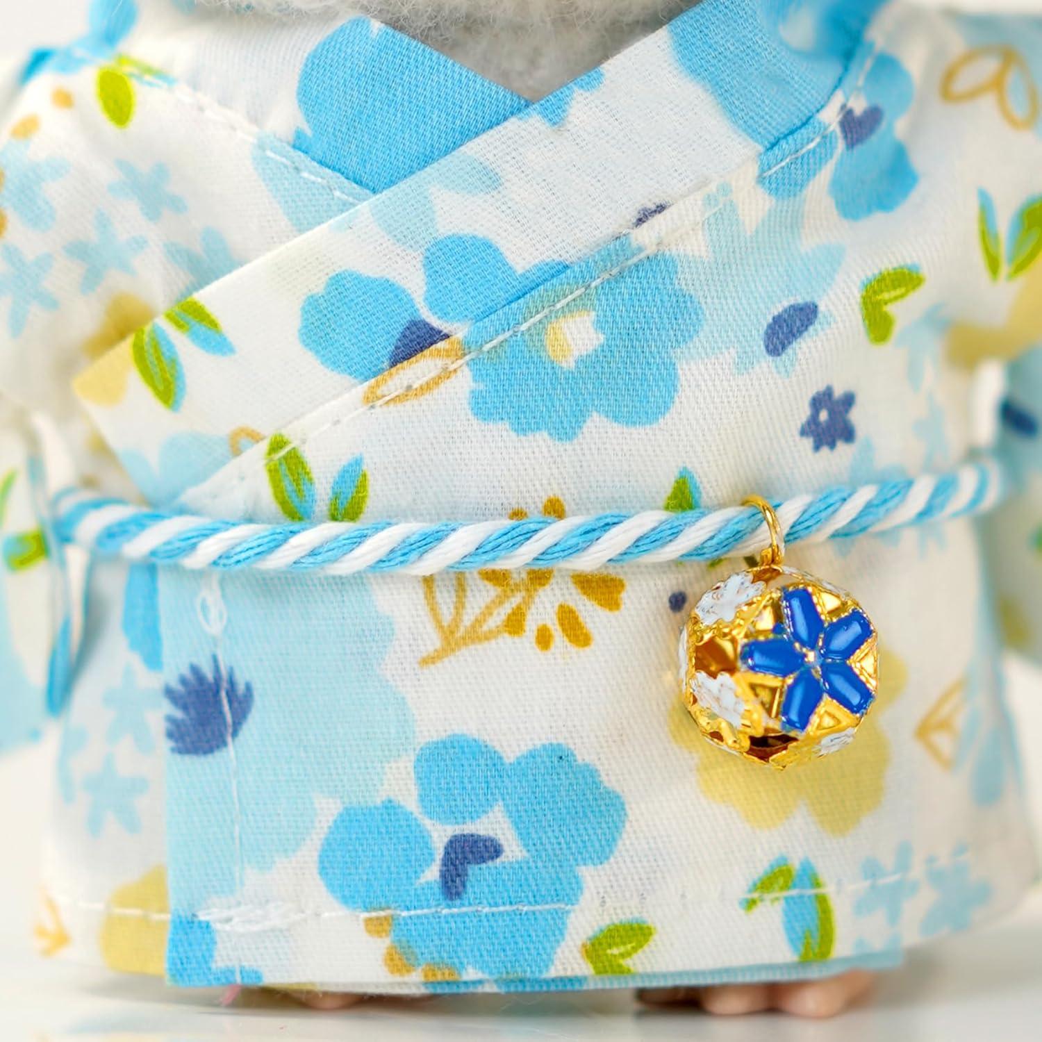 Conjunto de Ropa para Muñeca 17cm ARTST Kimono Azul