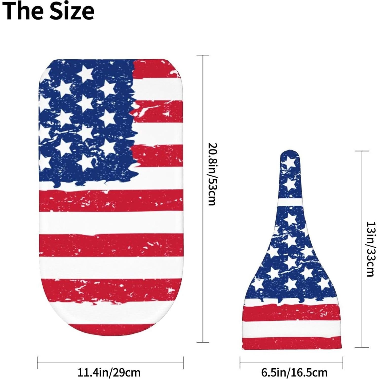 Manta de Envueltos para Bebés Sanghing con Sombrero Bandera Americana