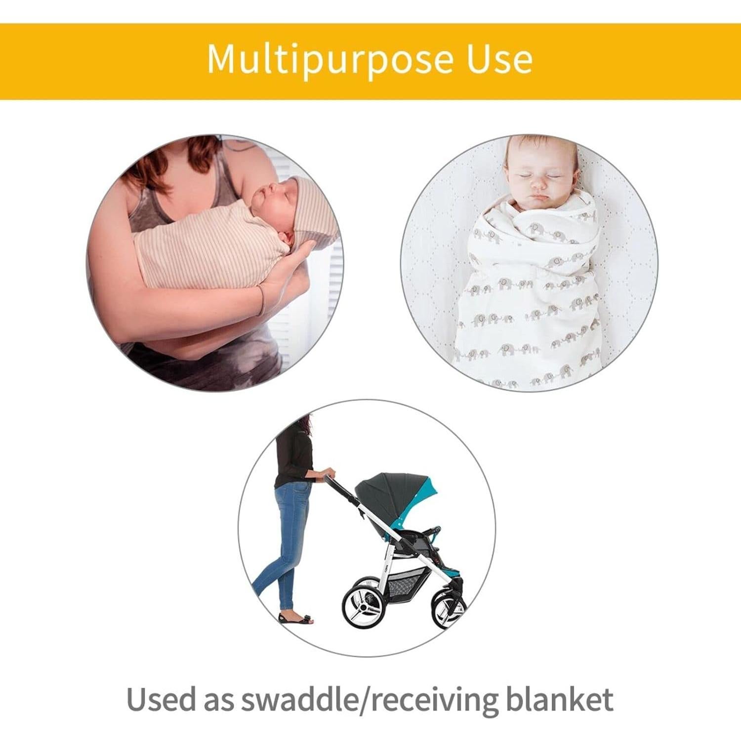 Manta de Envueltos para Bebés Sanghing con Sombrero Bandera Americana