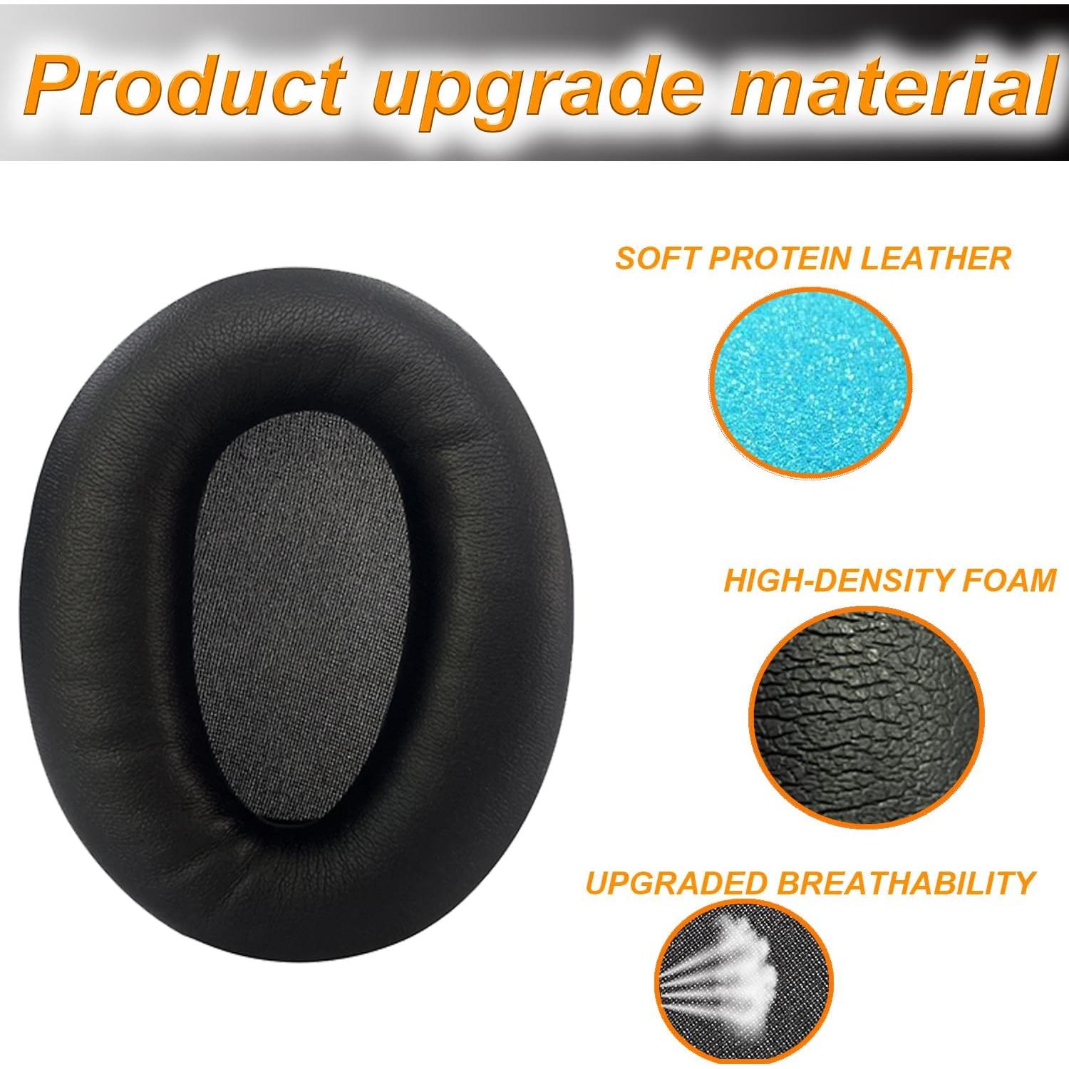 Almohadillas de Reemplazo UOWGA para Sony WH-CH700N - Negro