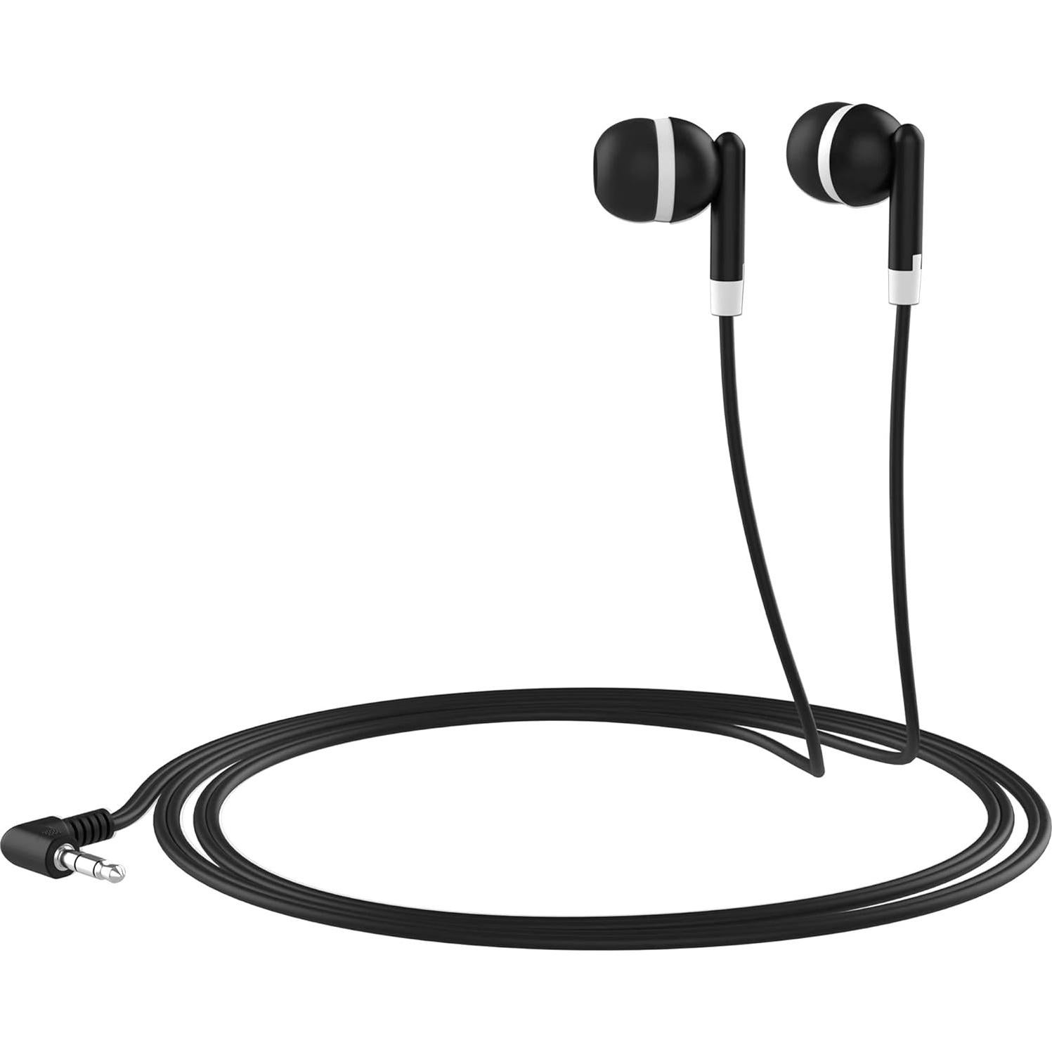 Auriculares Maeline Bulk 10 Unidades 3.5 mm Negro