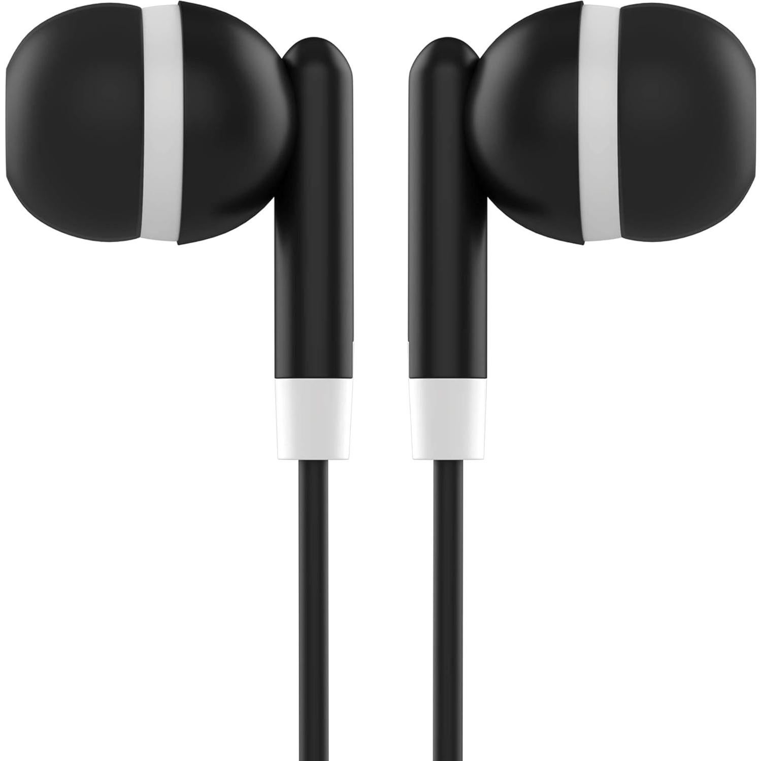 Auriculares Maeline Bulk 10 Unidades 3.5 mm Negro