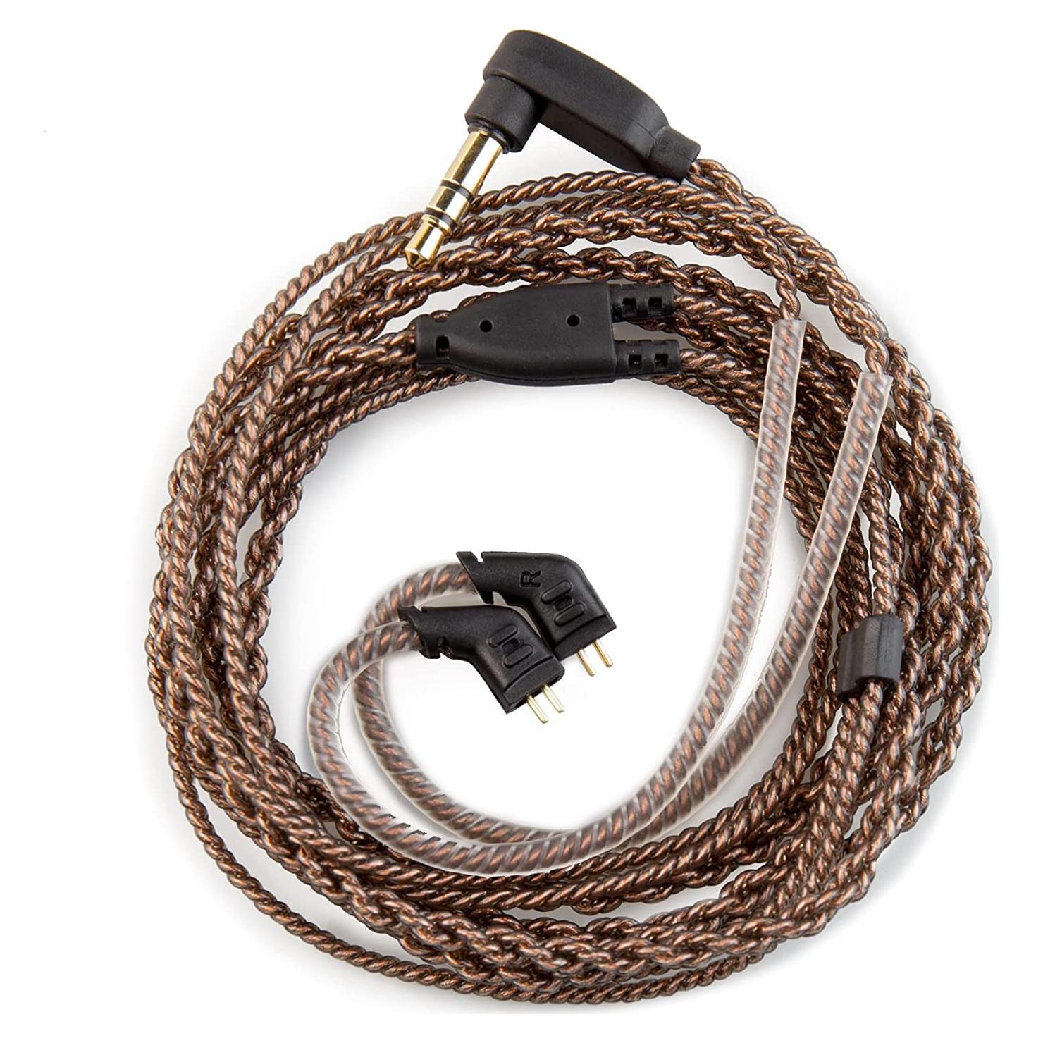 Cable de Reemplazo KZ 2PIN 3.5mm Cobre 4 Núcleos 1.2m