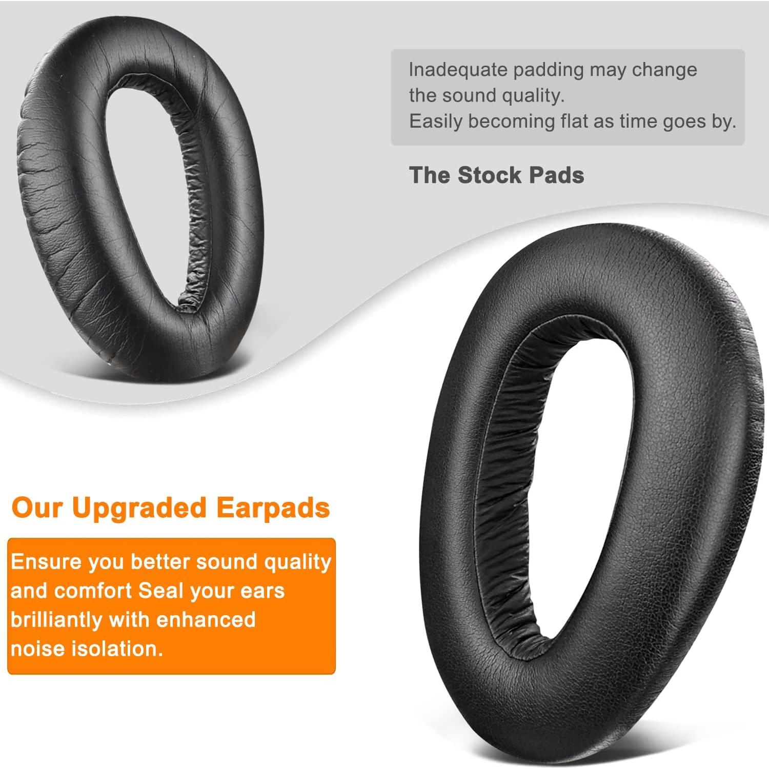 Almohadillas de Reemplazo SOULWIT para Sennheiser PXC550 - Negro