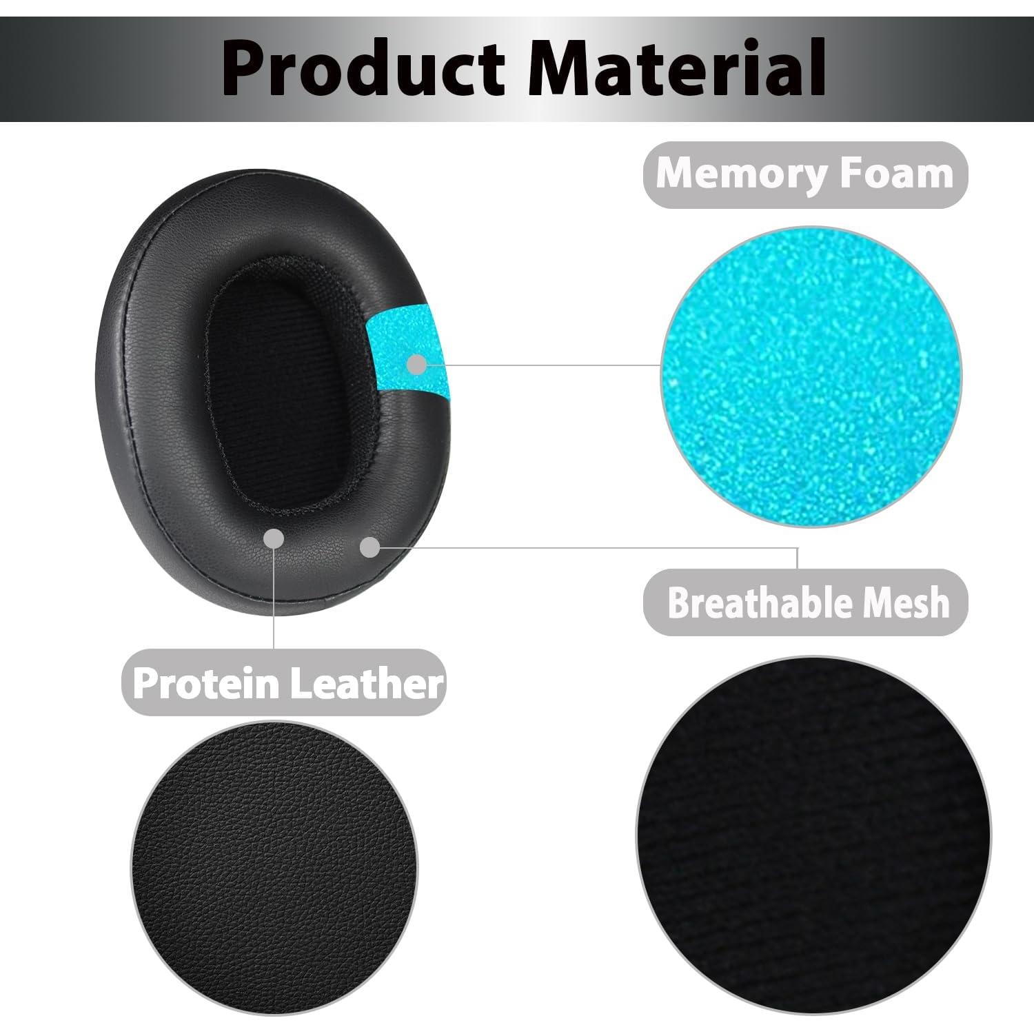 Almohadillas de Repuesto Adhiper para Skullcandy Crusher ANC/Evo/Hesh - Negro