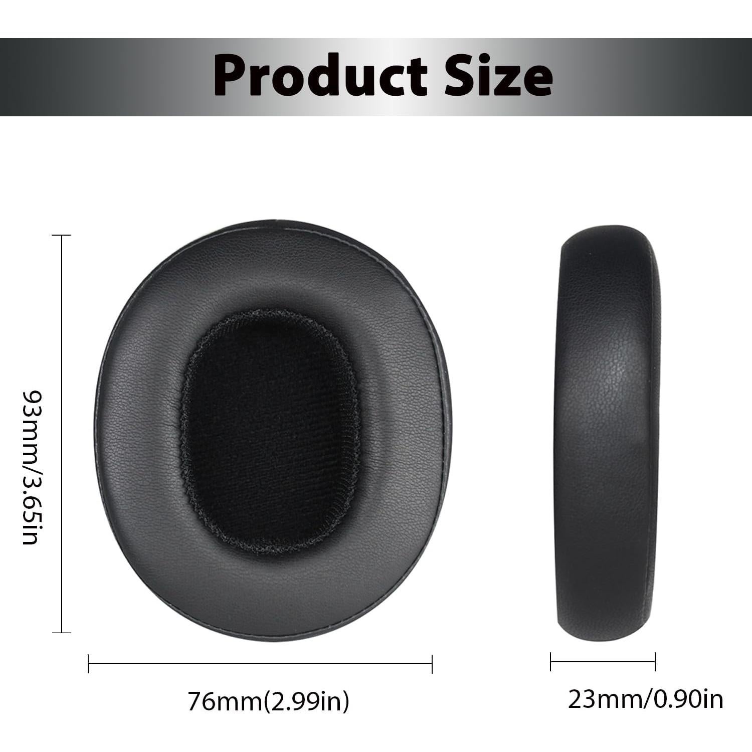 Almohadillas de Repuesto Adhiper para Skullcandy Crusher ANC/Evo/Hesh - Negro