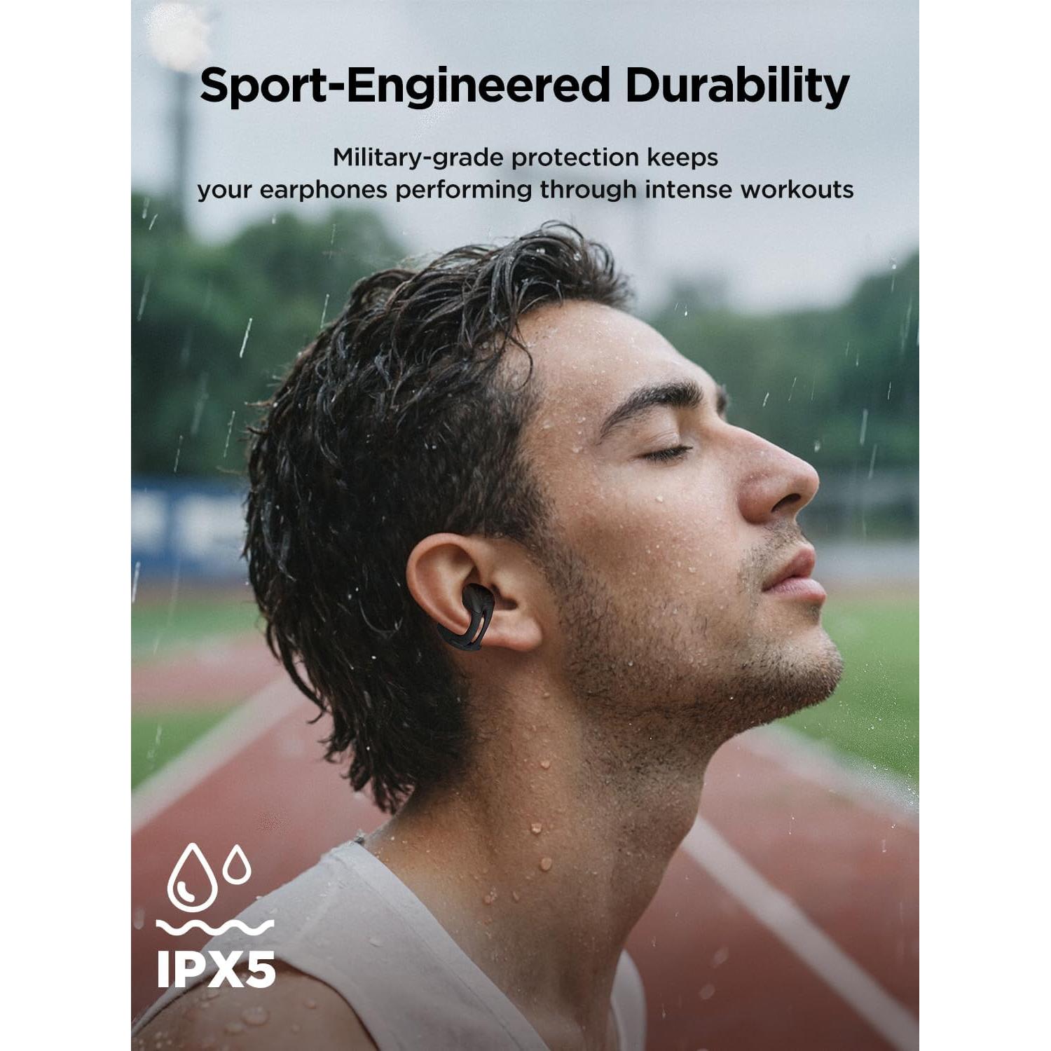 HAKII Auriculares Inalámbricos Bluetooth 5.4 IPX5 Ergonomía