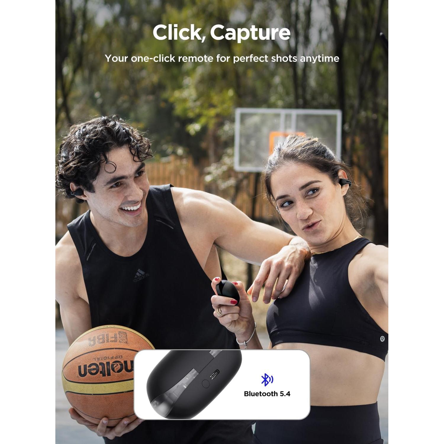 HAKII Auriculares Inalámbricos Bluetooth 5.4 IPX5 Ergonomía