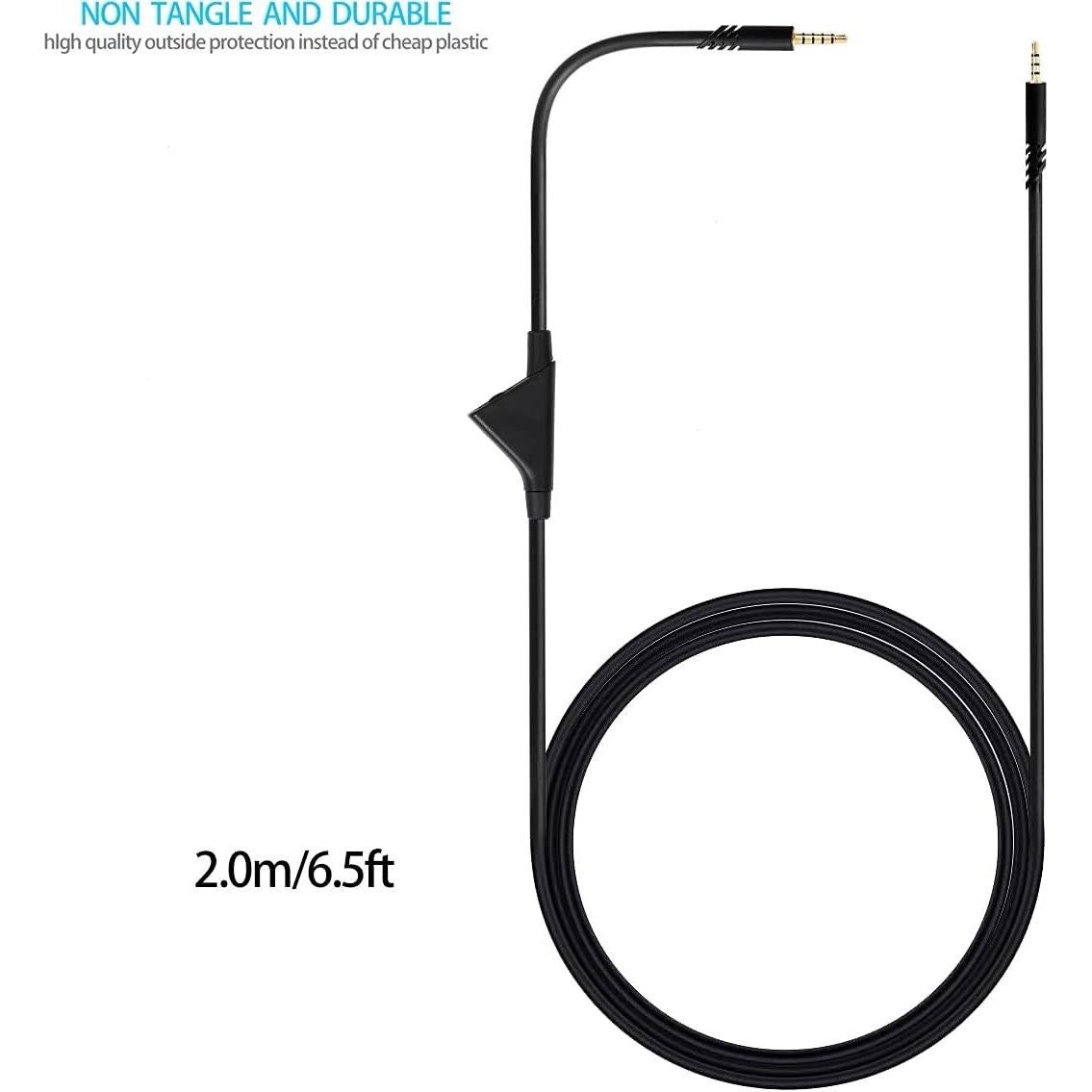 Cable Aux de Reemplazo para Auriculares Astro A10 A40 A40TR 2m
