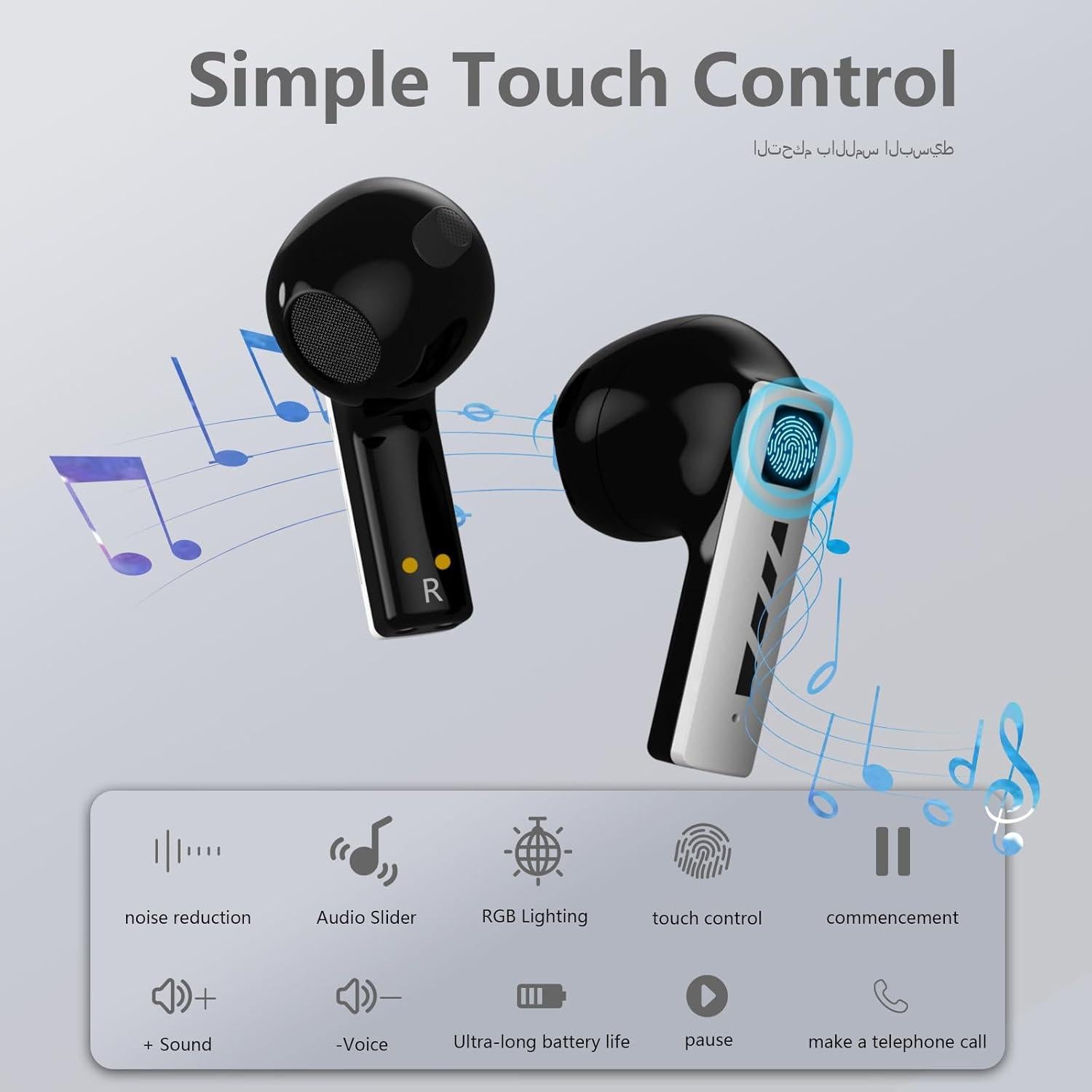 Auriculares Inalámbricos Black Shark T11 con Cancelación de Ruido