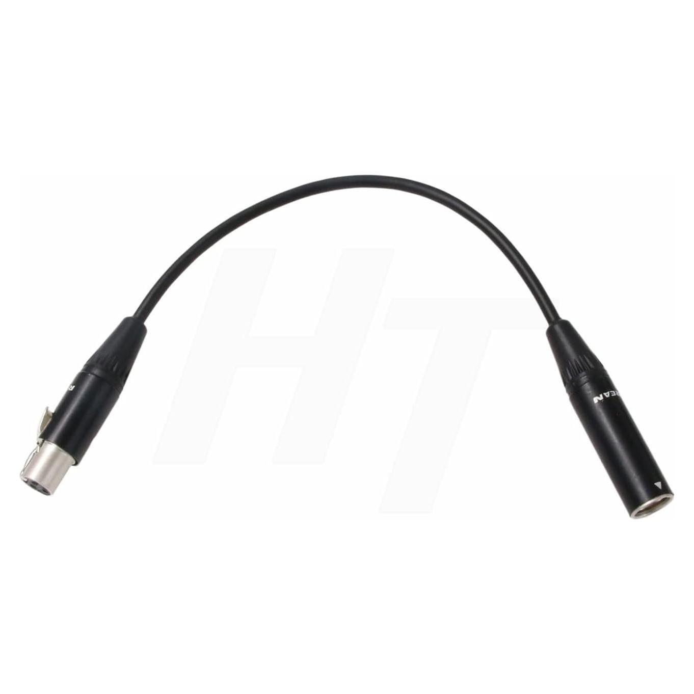Cable Adaptador de Audio Shure TA4M a AKG TA3F 15cm